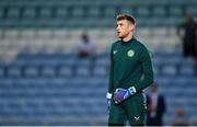 16 October 2023; Republic of Ireland goalkeeper Mark Travers before the UEFA EURO 2024 Championship qualifying group B match between Gibraltar and Republic of Ireland at Estádio Algarve in Faro, Portugal. Photo by Seb Daly/Sportsfile