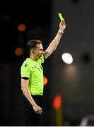 16 October 2023; Referee Christian-Petru Ciochirca during the UEFA EURO 2024 Championship qualifying group B match between Gibraltar and Republic of Ireland at Estádio Algarve in Faro, Portugal. Photo by Seb Daly/Sportsfile