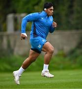 17 October 2023; Michael Ala'alatoa during Leinster rugby squad training at UCD in Dublin. Photo by Ben McShane/Sportsfile