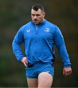 17 October 2023; Cian Healy during Leinster rugby squad training at UCD in Dublin. Photo by Ben McShane/Sportsfile