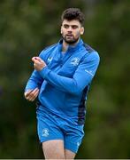 17 October 2023; Harry Byrne during Leinster rugby squad training at UCD in Dublin. Photo by Ben McShane/Sportsfile