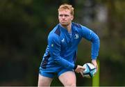 17 October 2023; Hugh Cooney during Leinster rugby squad training at UCD in Dublin. Photo by Ben McShane/Sportsfile