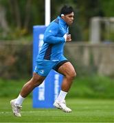 17 October 2023; Michael Ala'alatoa during Leinster rugby squad training at UCD in Dublin. Photo by Ben McShane/Sportsfile