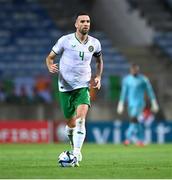 16 October 2023; Shane Duffy of Republic of Ireland during the UEFA EURO 2024 Championship qualifying group B match between Gibraltar and Republic of Ireland at Estádio Algarve in Faro, Portugal. Photo by Stephen McCarthy/Sportsfile