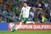 16 October 2023; Shane Duffy of Republic of Ireland during the UEFA EURO 2024 Championship qualifying group B match between Gibraltar and Republic of Ireland at Estádio Algarve in Faro, Portugal. Photo by Stephen McCarthy/Sportsfile