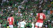 16 October 2023; Republic of Ireland supporters during the UEFA EURO 2024 Championship qualifying group B match between Gibraltar and Republic of Ireland at Estádio Algarve in Faro, Portugal. Photo by Stephen McCarthy/Sportsfile