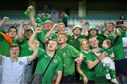 16 October 2023; Republic of Ireland supporters before the UEFA EURO 2024 Championship qualifying group B match between Gibraltar and Republic of Ireland at Estádio Algarve in Faro, Portugal. Photo by Stephen McCarthy/Sportsfile