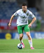 16 October 2023; Matt Doherty of Republic of Ireland during the UEFA EURO 2024 Championship qualifying group B match between Gibraltar and Republic of Ireland at Estádio Algarve in Faro, Portugal. Photo by Stephen McCarthy/Sportsfile
