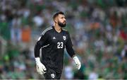 16 October 2023; Gibraltar goalkeeper Dayle Coleing during the UEFA EURO 2024 Championship qualifying group B match between Gibraltar and Republic of Ireland at Estádio Algarve in Faro, Portugal. Photo by Stephen McCarthy/Sportsfile