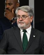 14 October 2023; Ambassador of Ireland to France Niall Burgess in attendanc at the 2023 Rugby World Cup quarter-final match between Ireland and New Zealand at the Stade de France in Paris, France. Photo by Brendan Moran/Sportsfile