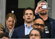 14 October 2023; Former New Zealand All Black captain Richie McCaw in attendance at the 2023 Rugby World Cup quarter-final match between Ireland and New Zealand at the Stade de France in Paris, France. Photo by Brendan Moran/Sportsfile