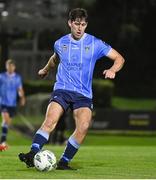 12 October 2023; Adam Verdon of UCD during the SSE Airtricity Men's Premier Division match between UCD and Bohemians at UCD Bowl in Dublin. Photo by Ben McShane/Sportsfile