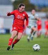 14 October 2023; Megan Smyth-Lynch of Shelbourne during the FAI Women's Cup semi-final match between Shamrock Rovers and Shelbourne at Tallaght Stadium in Dublin. Photo by Ben McShane/Sportsfile