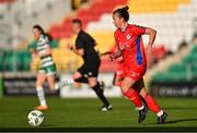 14 October 2023; Pearl Slattery of Shelbourne during the FAI Women's Cup semi-final match between Shamrock Rovers and Shelbourne at Tallaght Stadium in Dublin. Photo by Ben McShane/Sportsfile
