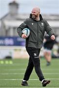 21 October 2023; Connacht head coach Peter Wilkins before the United Rugby Championship match between Connacht and Ospreys at The Sportsground in Galway. Photo by Sam Barnes/Sportsfile