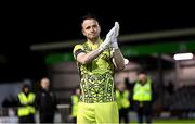 20 October 2023; Galway United goalkeeper Brendan Clarke after the SSE Airtricity Men's First Division match between Galway United and Wexford at Eamonn Deacy Park in Galway. Photo by Stephen McCarthy/Sportsfile
