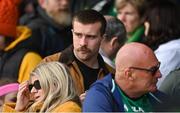 21 October 2023; Ireland international and Connacht player Mack Hansen in attendance during the United Rugby Championship match between Connacht and Ospreys at The Sportsground in Galway. Photo by Sam Barnes/Sportsfile