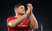 21 October 2023; Munster captain Jack O’Donoghue after his side's victory in the United Rugby Championship match between Munster and Hollywoodbets Sharks at Thomond Park in Limerick. Photo by Seb Daly/Sportsfile