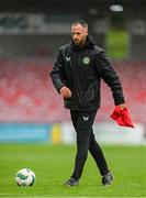 17 October 2023; Republic of Ireland assistant coach David Meyler before the UEFA European U17 Championship qualifying group 10 match between Switzerland and Republic of Ireland at Turner's Cross in Cork. Photo by Eóin Noonan/Sportsfile