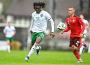17 October 2023; Ike Orazi of Republic of Ireland during the UEFA European U17 Championship qualifying group 10 match between Switzerland and Republic of Ireland at Turner's Cross in Cork. Photo by Eóin Noonan/Sportsfile
