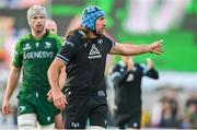 21 October 2023; Justin Tipuric of Ospreys during the United Rugby Championship match between Connacht and Ospreys at The Sportsground in Galway. Photo by Tyler Miller/Sportsfile