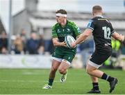 21 October 2023; Cathal Forde of Connacht in action against Keiran Williams of Ospreys during the United Rugby Championship match between Connacht and Ospreys at The Sportsground in Galway. Photo by Sam Barnes/Sportsfile