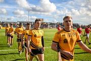 22 October 2023; John Conlon of Clonlara marches in the parade with team-mates before the Clare County Senior Club Hurling Championship final between Clonlara and Crusheen at Cusack Park in Ennis, Clare. Photo by Eóin Noonan/Sportsfile