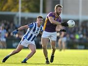 22 October 2023; Shane Horan of Kilmacud Crokes in action against Kieran Kennedy of Ballyboden St Endas during the Dublin County Senior Club Football Championship final between Kilmacud Crokes and Ballyboden St Endas at Parnell Park in Dublin. Photo by Daire Brennan/Sportsfile