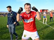 22 October 2023; Conor Gillespie of Ardee St Mary's celebrates after his side's victory in the Louth County Senior Club Football Championship final between Ardee St Mary's and Naomh Mairtin at Pairc Naomh Bríd in Dowdallshill, Louth. Photo by Stephen Marken/Sportsfile