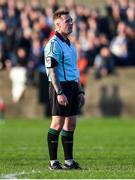 22 October 2023; Referee Colm McCullough  during the Louth County Senior Club Football Championship final between Ardee St Mary's and Naomh Mairtin at Pairc Naomh Bríd in Dowdallshill, Louth. Photo by Stephen Marken/Sportsfile