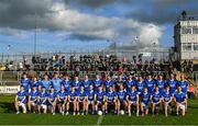 22 October 2023; The Naomh Conaill team before the Donegal County Senior Club Football Championship final between Gaoth Dobhair and Naomh Conaill at MacCumhaill Park in Ballybofey, Donegal. Photo by Ramsey Cardy/Sportsfile