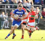 22 October 2023; Paul McLoughlin of Blessington in action against James Stafford of Rathnew during the Wicklow County Senior Club Football Championship final between Blessington and Rathnew at Echelon Park in Aughrim, Wicklow. Photo by Matt Browne/Sportsfile