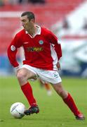 2 July 2004; Jason Byrne, Shelbourne. eircom league, Premier Division, Shelbourne v Shamrock Rovers, Tolka Park, Dublin. Picture credit; David Maher / SPORTSFILE
