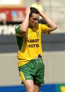 11 July 2004; Donegal's Brendan Devenney pictured after defeat to Armagh. Bank of Ireland Ulster Senior Football Championship Final, Armagh v Donegal, Croke Park, Dublin. Picture credit; Damien Eagers / SPORTSFILE