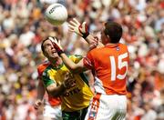 11 July 2004; Diarmuid Marsden, Armagh, in action against Damien Diver, Donegal. Bank of Ireland Ulster Senior Football Championship Final, Armagh v Donegal, Croke Park, Dublin. Picture credit; Damien Eagers / SPORTSFILE