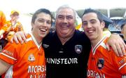 11 July 2004; Armagh manager, Joe Kernan, pictured with his sons Aoran, left and Stephen. Bank of Ireland Ulster Senior Football Championship Final, Armagh v Donegal, Croke Park, Dublin. Picture credit; Damien Eagers / SPORTSFILE