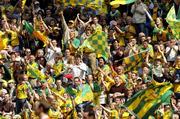 11 July 2004; Donegal supporters during the match. Bank of Ireland Ulster Senior Football Championship Final, Armagh v Donegal, Croke Park, Dublin. Picture credit; Damien Eagers / SPORTSFILE