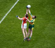 11 July 2004; Brendan Boyle, Donegal, in action against Paul McGrane, Armagh. Bank of Ireland Ulster Senior Football Championship Final, Armagh v Donegal, Croke Park, Dublin. Picture credit; Brian Lawless / SPORTSFILE