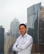 2 May 2022; Former Tyrone footballer Mickey Coleman poses for a portrait at his Shoreline Builders offices in New York, USA. Photo by Stephen McCarthy/Sportsfile