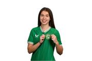 22 October 2023; Jess Fitzgerald during a Republic of Ireland Women Under-19's portrait session at the Pillo Hotel in Ashbourne, Meath. Photo by Stephen McCarthy/Sportsfile
