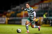 22 October 2023; Liam Burt of Shamrock Rovers during the SSE Airtricity Men's Premier Division match between Shamrock Rovers and Drogheda United at Tallaght Stadium in Dublin. Photo by Stephen McCarthy/Sportsfile