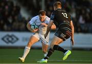 22 January 2023; Liam Turner of Leinster in action against Stafford McDowall of Glasgow Warriors during the United Rugby Championship match between Glasgow Warriors and Leinster at Scotstoun Stadium in Glasgow, Scotland. Photo by Sam Barnes/Sportsfile