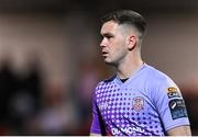 20 October 2023; Derry City goalkeeper Brian Maher during the SSE Airtricity Men's Premier Division match between Derry City and Shelbourne at The Ryan McBride Brandywell Stadium in Derry. Photo by Ramsey Cardy/Sportsfile