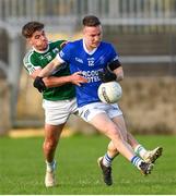 22 October 2023; Seamus Corcoran of Naomh Conaill in action against Dáire Ó Baoill of Gaoth Dobhair during the Donegal County Senior Club Football Championship final between Gaoth Dobhair and Naomh Conaill at MacCumhaill Park in Ballybofey, Donegal. Photo by Ramsey Cardy/Sportsfile