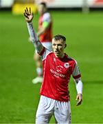 23 October 2023; Jamie Lennon of St Patrick's Athletic in action during the SSE Airtricity Premier Division match between St Patrick's Athletic and Sligo Rovers at Richmond Park in Dublin. Photo by Piaras Ó Mídheach/Sportsfile