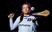 24 October 2023; Camogie star, Clodagh McGrath of Sarsfields, Galway, pictured at the launch of this year’s AIB Camogie All-Ireland Club Championships and the AIB GAA All-Ireland Club Championships. This season, AIB will honour #TheToughest players in Gaelic Games - those who persevere no matter what, giving their all for their club and community. AIB is celebrating its 11th year as proud sponsors of the AIB Camogie All-Ireland Club Championships and its 33rd year supporting the AIB GAA All-Ireland Club Championships. Photo by Sam Barnes/Sportsfile