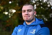 24 October 2023; Jack Boyle during Leinster Rugby media conference at UCD in Dublin. Photo by Harry Murphy/Sportsfile