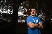 24 October 2023; Jordan Larmour during Leinster Rugby media conference at UCD in Dublin. Photo by Harry Murphy/Sportsfile