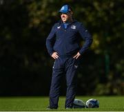 24 October 2023; Kicking coach and lead performance analyst Emmet Farrell during Leinster Rugby squad training at UCD in Dublin. Photo by Harry Murphy/Sportsfile