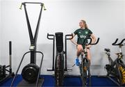 24 October 2023; Megan Connolly during a Republic of Ireland women gym and prehab session at the National Indoor Arena on the Sport Ireland Campus in Dublin. Photo by Stephen McCarthy/Sportsfile